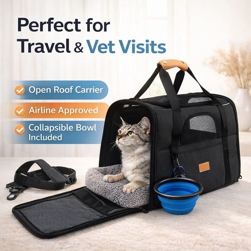 Large pet travel bag for - large, cat