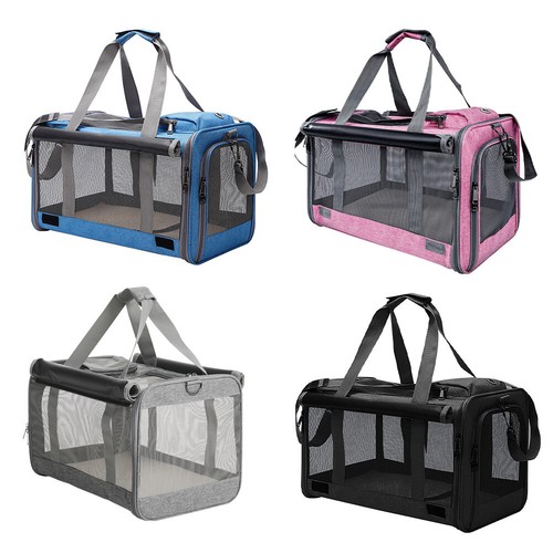 Folding fabric pet carrier - pet, bag
