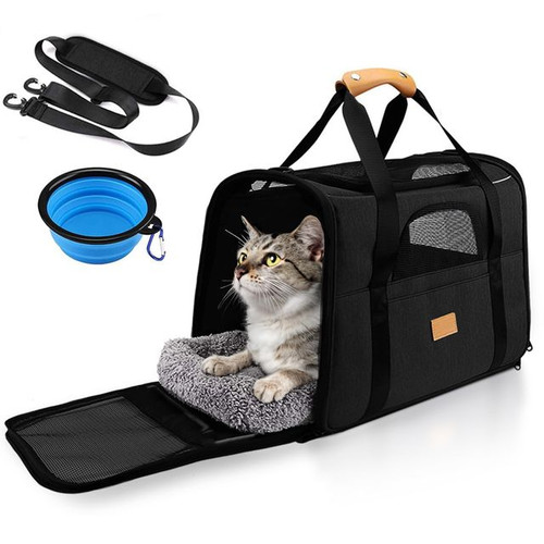Cat carrier bag - cat, foldable