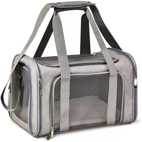 Grey cat carrier bag - bag, soft