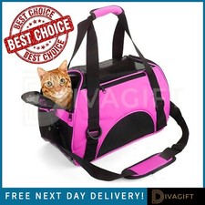 PINK CAT CARRIER BAG LARGE
