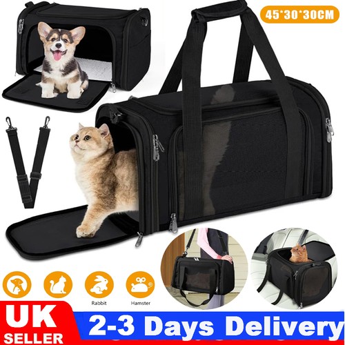 Medium pet cat carrier bag - cat,